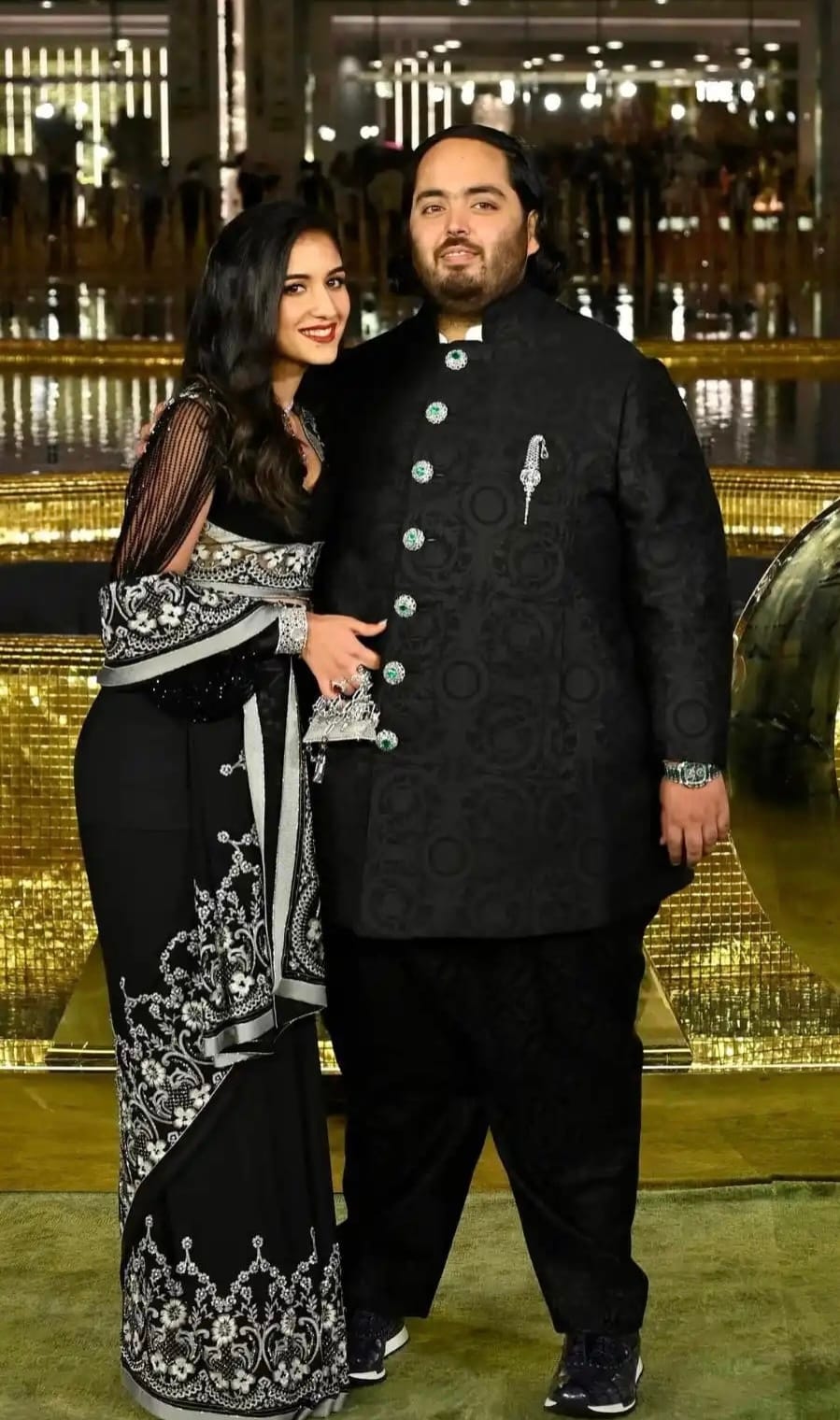 Anant Ambani with his wife Radhika Merchant