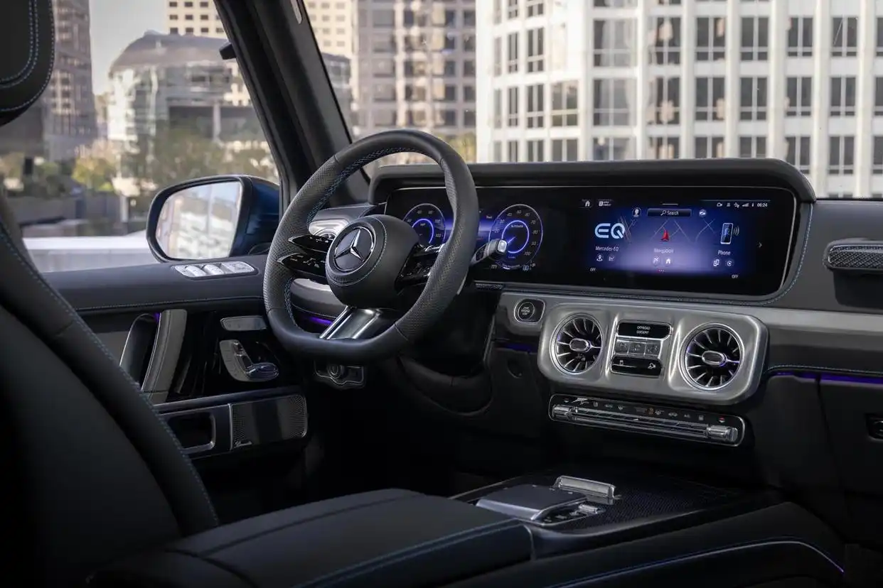 Mercedes Benz G Class EV interior