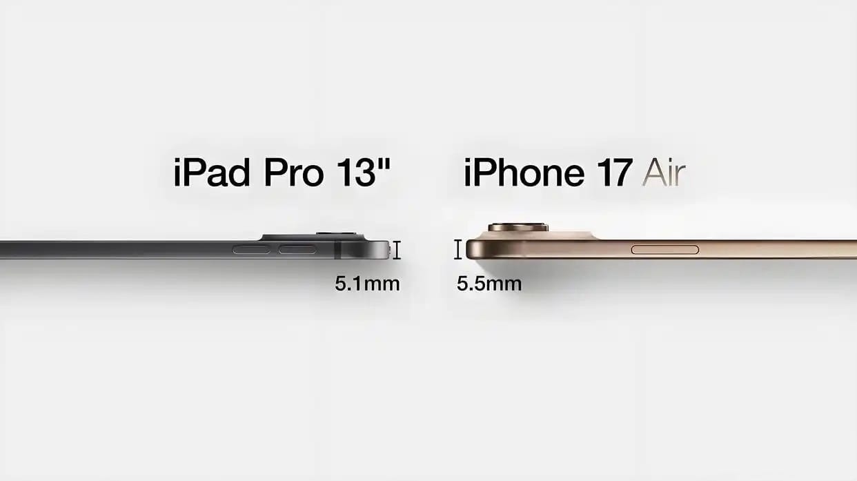 iPhone 17 Air ultra thin body
