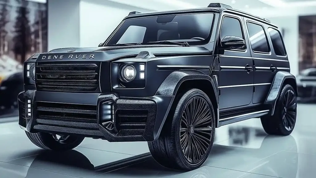 Land Rover Defender luxury black off-road SUV