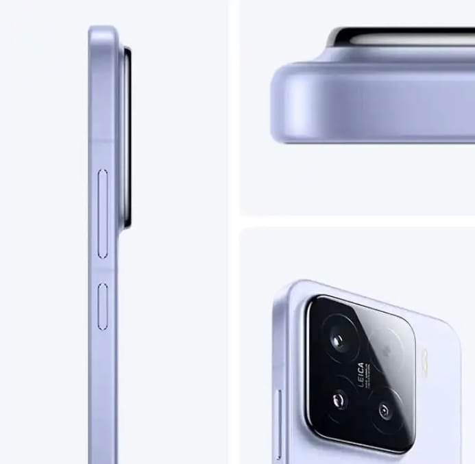 Xiaomi 15 slim design and Leica camera module