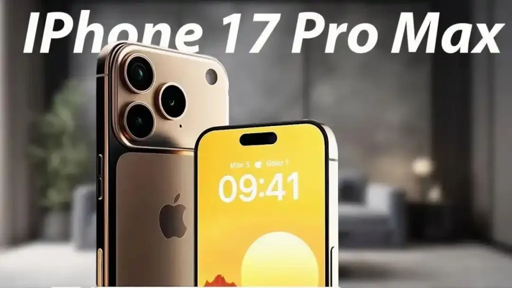 iPhone 17 Pro Max with new design and display