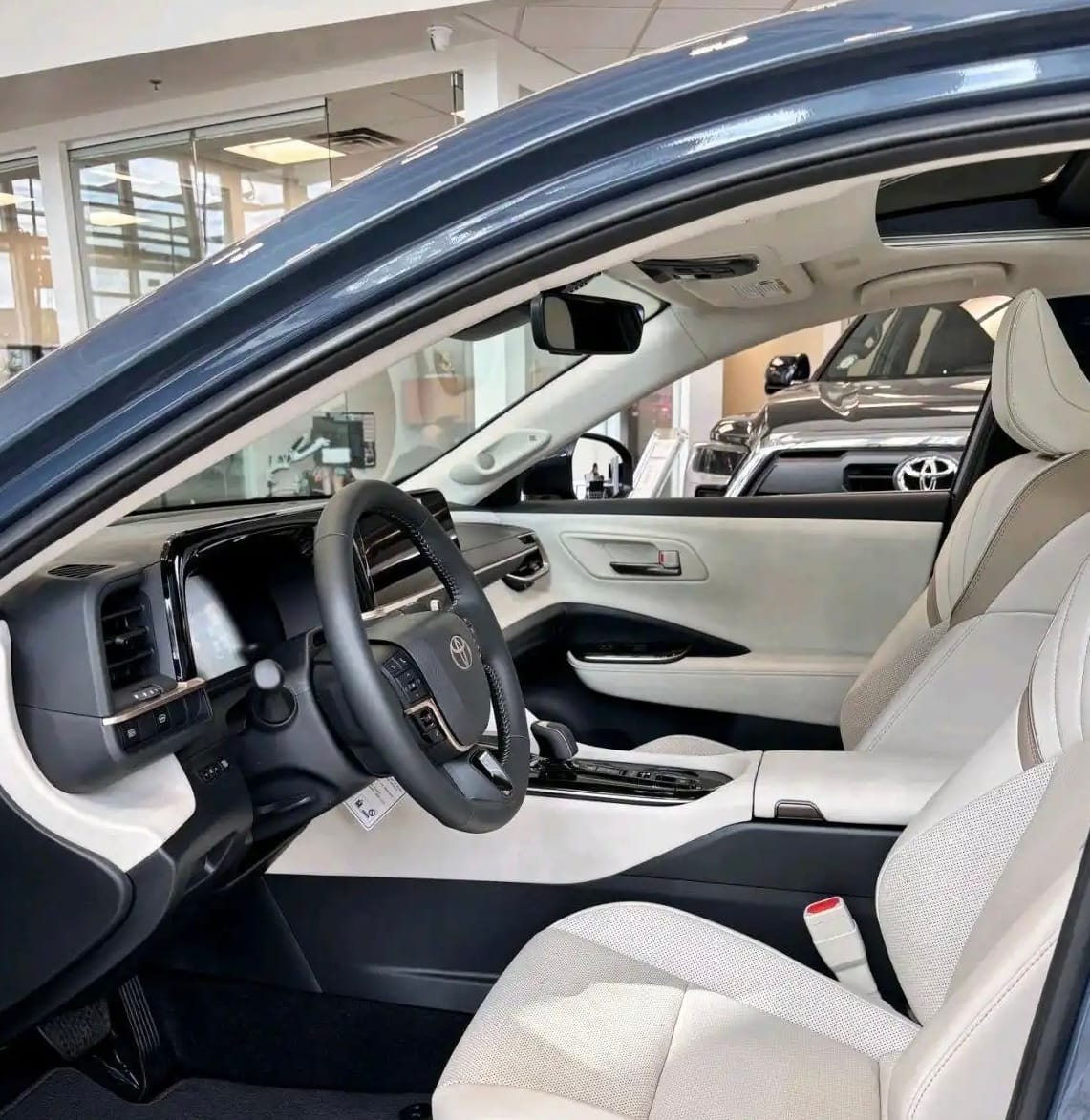 Toyota Crown front cabin with premium dual-tone interior