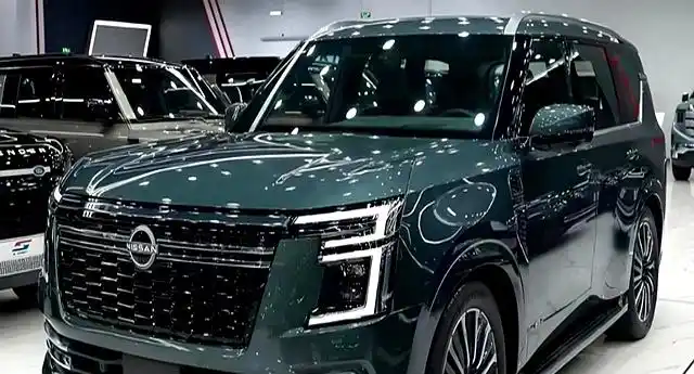 Sleek side view of the new Nissan Patrol SUV