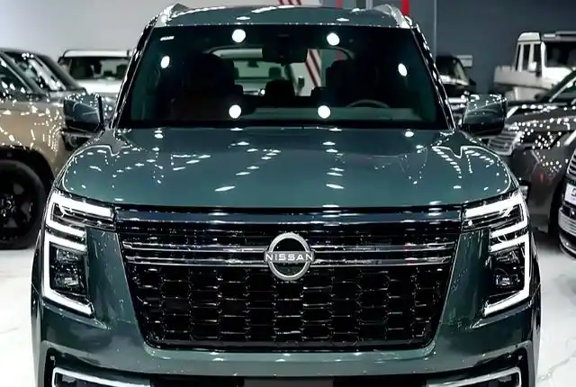Front view of the new Nissan Patrol SUV