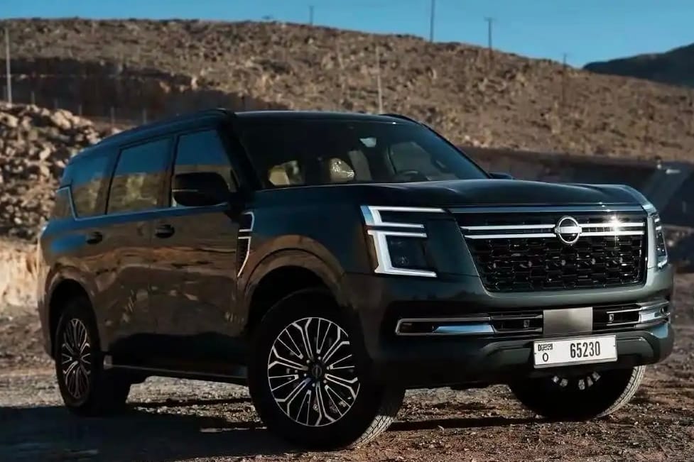 Nissan Patrol on a rugged off-road terrain