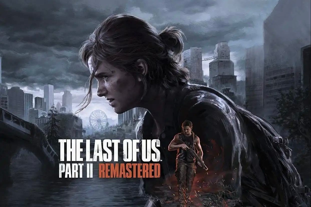The Last of Us Part I| Remastered game cover featuring Ellie and Joel