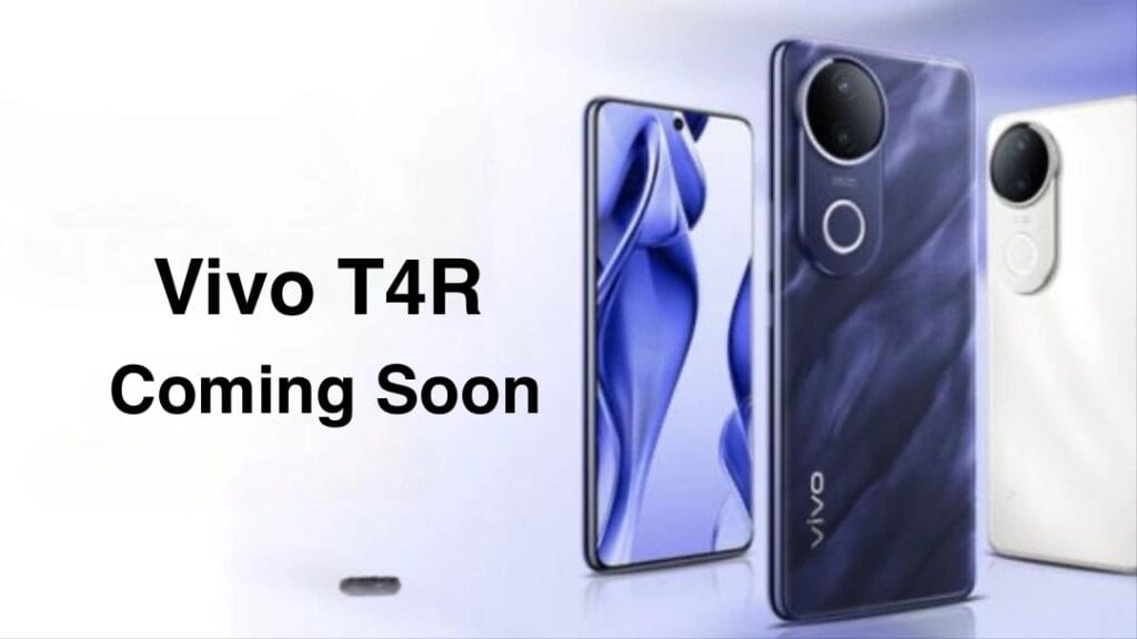 Vivo T4R Coming Soon" text next to two Vivo T4R phones