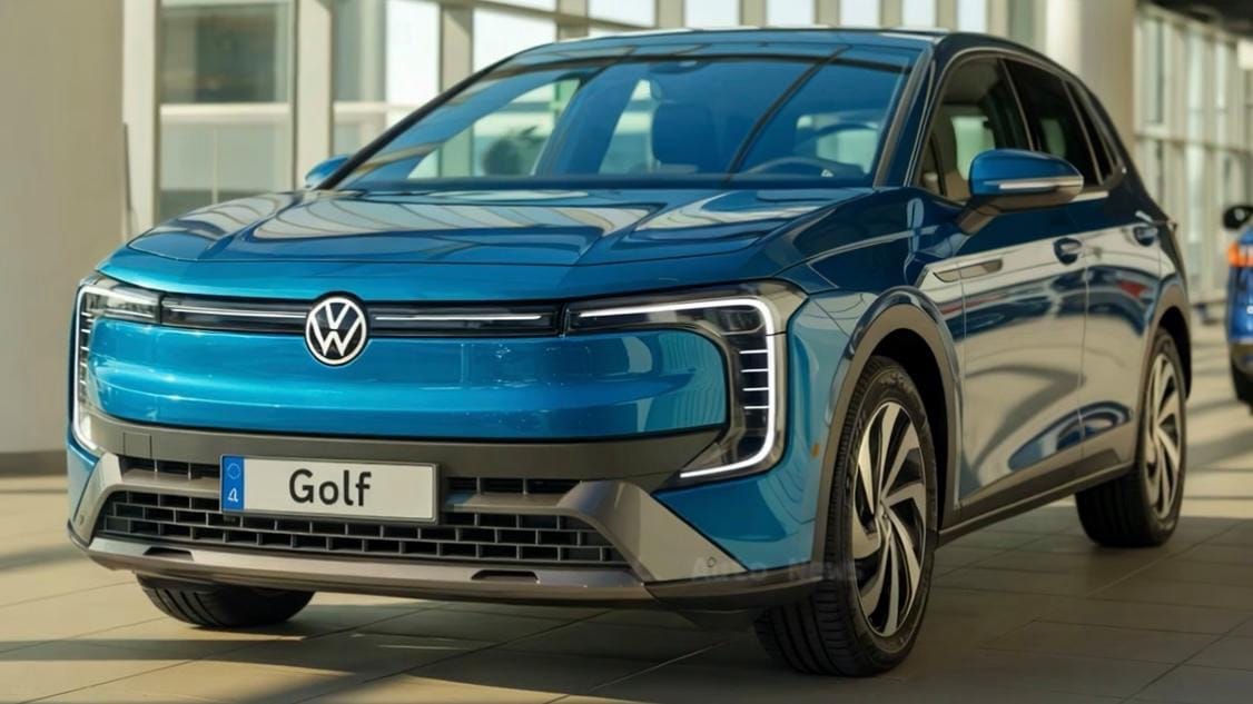 2026 Volkswagen Golf front view with LED headlamps