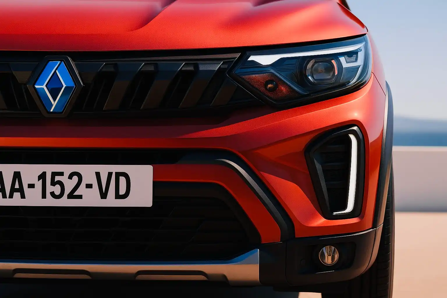 Renault Triber 2025 LED headlamp and new front grille