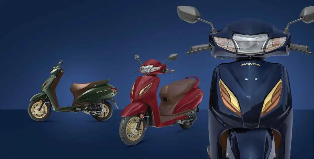 Three new Honda Activa scooters in bold premium colours