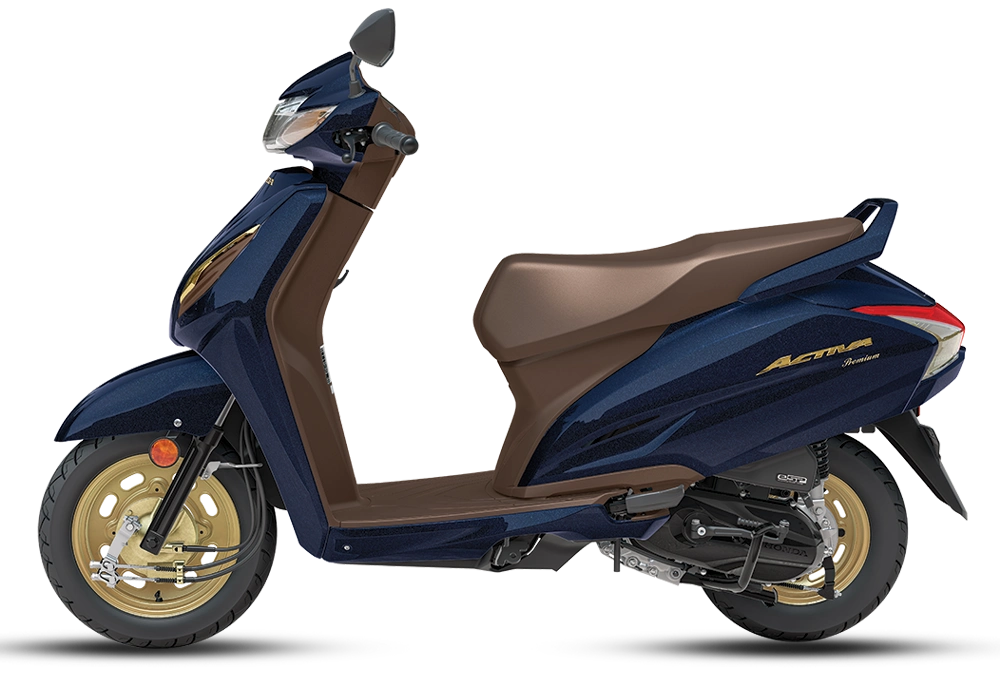 Honda Activa premium scooter in stylish blue color