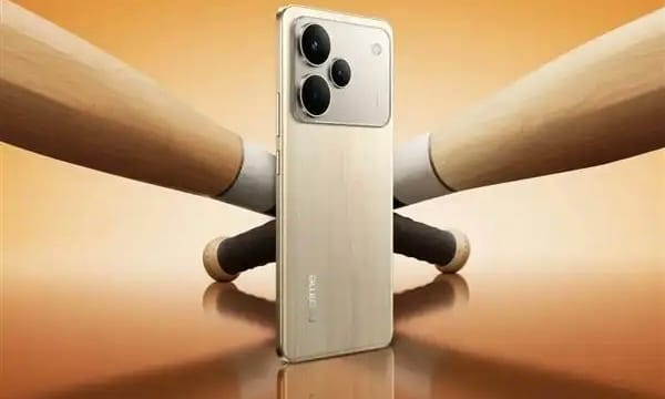 Realme 12 Pro 5G phone with cricket bat background