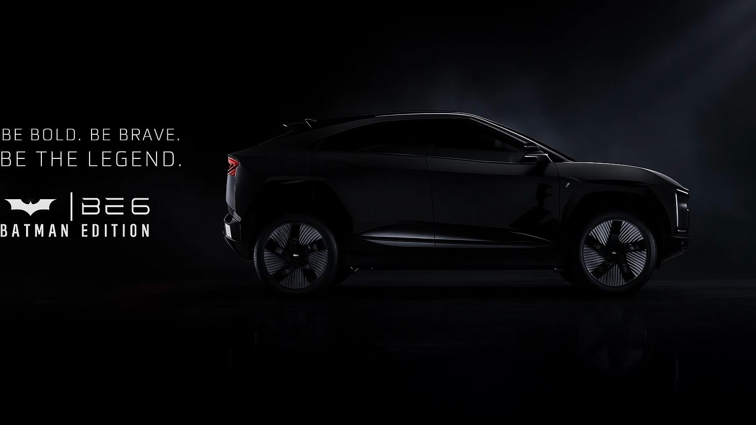 Mahindra BE 6 Batman Edition side profile electric SUV