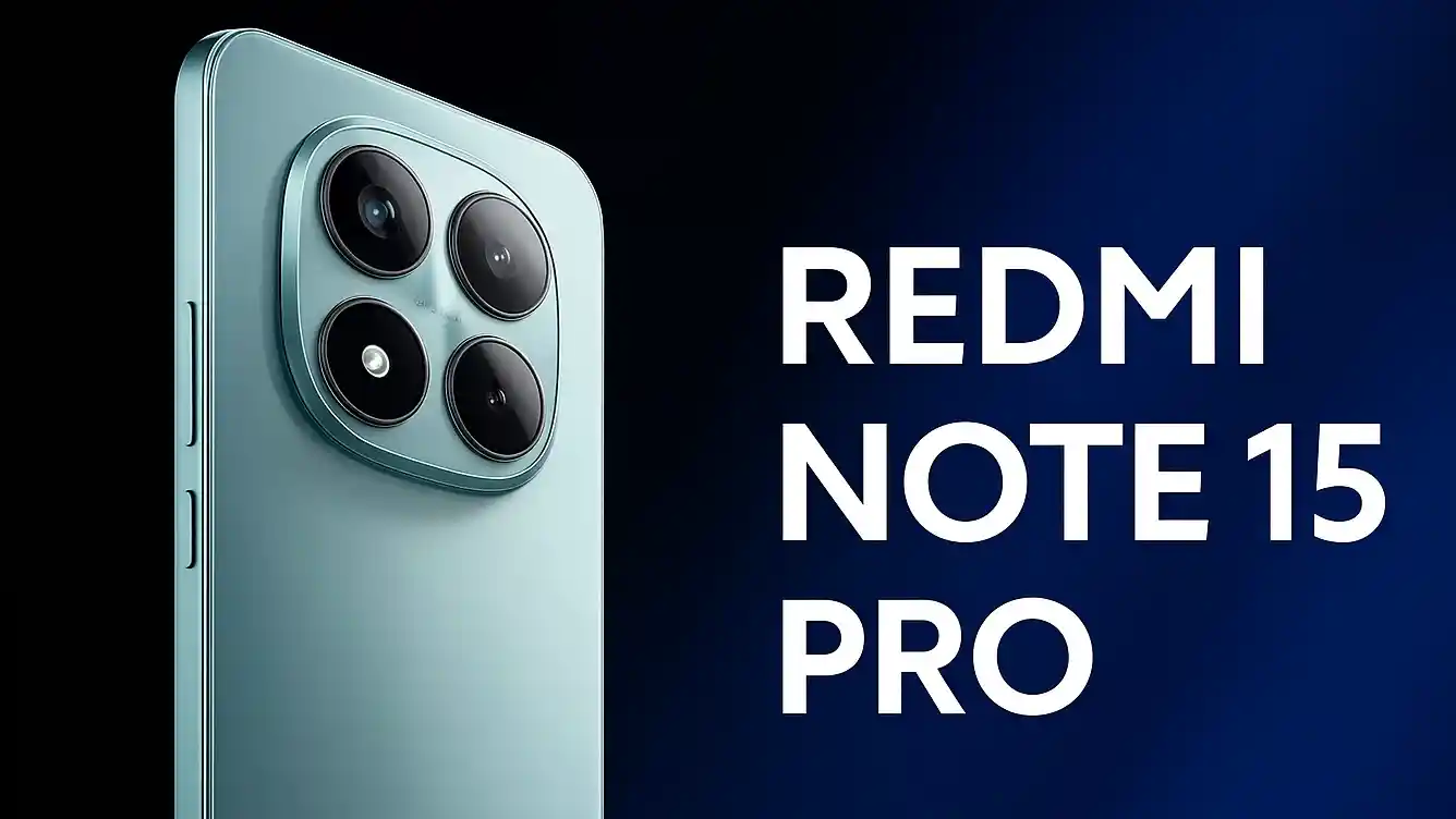 Redmi Note 15 Pro smartphone with a quad camera module