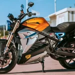 Energica EsseEsse9 electric motorcycle with retro café racer design and premium touring features