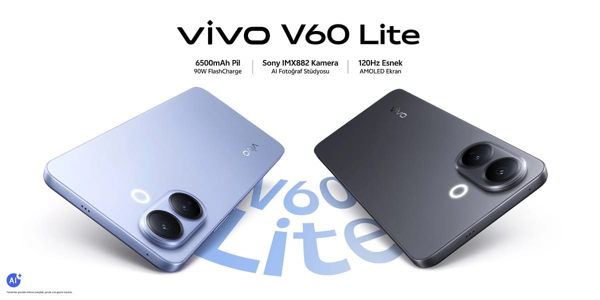 vivo V60 Lite 5G smartphone with 6500mAh battery, 90W fast charging and 120Hz AMOLED display