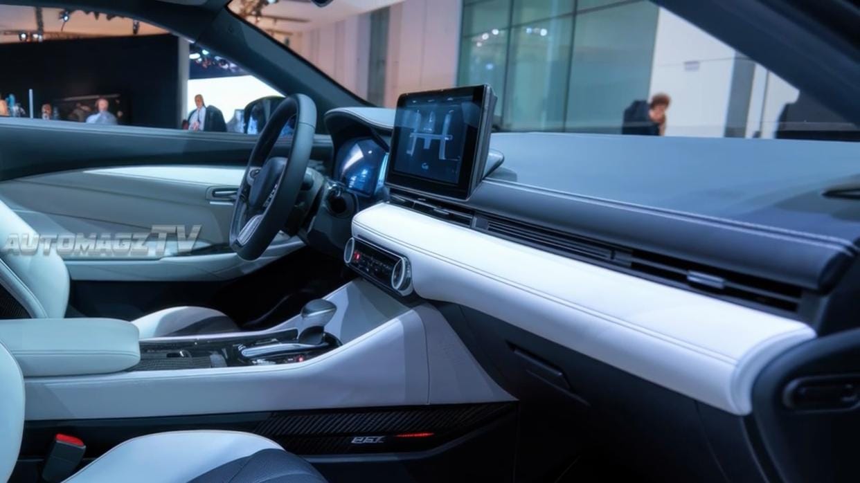 2026 Mitsubishi Lancer interior with digital display, premium seats, and modern dashboard