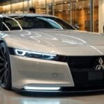 2026 Mitsubishi Lancer sports sedan showcased with sleek design and LED headlights